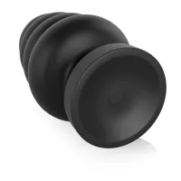 Plug anal vibrator mare cu ventuză și telecomandă, 10 funcții - 78391482 - 3