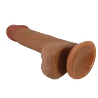 Dildo realist moale cu ventuză maro 20,5 cm - 74470910 - 3
