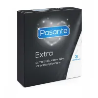 Pasante Prezervative Extra rezistente cu lubrifiant suplimentar 3 buc - 74547577 - 2