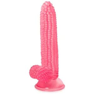 Dildo stimulant 20 cm penis roz corncob - 76891145