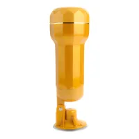Vagină artificială realistă Abbie cu ventuză ajustabilă și vibrații - 78734214 - 3