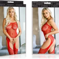 BODYSTOCKING CU DANTELĂ UIMITOR COMBINEZON EROTIC – 78897630 - 3
