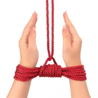 Rebellion funie roșie pentru legare bondage BDSM 10 m - 77377750 - 4