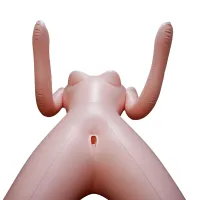 Păpușa gonflabilă de dragoste Isaura cu 3 orificii de plăcere - 77008953 - 4