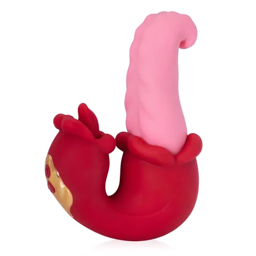 Stimulator dublu cu mișcare de rotație și vibrații pentru femei 100 funcții - 73759046