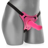 Strap-on penis artificial cu dildo demontabil 12 cm G-spot - 71719230 - 3