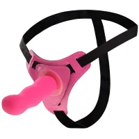 Strap-on penis artificial cu dildo demontabil 12 cm G-spot - 71719230 - 6