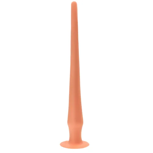 Sonda anală din silicon elastic culoarea pielii dildo 44 cm - 76566538