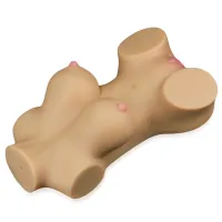 Mini păpușă sexuală realistă, masturbator bărbați cu vagin artificial, bej - 78006035 - 3