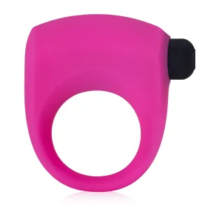 Inel roz erecțional pentru penis cu vibrații - 76528524