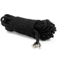 Rebellion sfoară neagră pentru bondage BDSM 10 m - 79901592 - 4