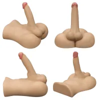 Masturbator realist de anus + penis 18,5 cm unisex - 76734528 - 2