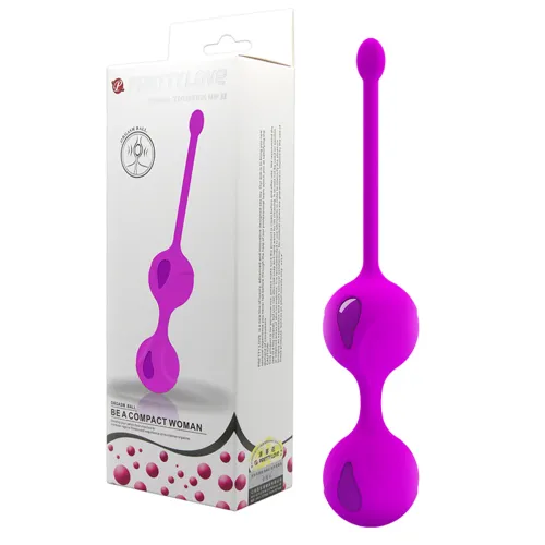 Bile violete pentru antrenamentul mușchilor Kegel mingi geisha 16,3 cm - 73022846