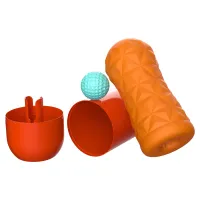 Masturbator masculin portocaliu super stimulare vagin artificial - 77672842 - 4