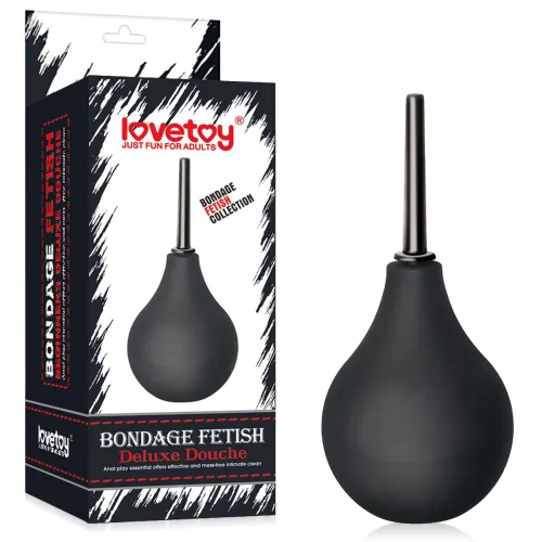 Pere de cauciuc negru pentru clismă irigator anal 160 ml - 70230983