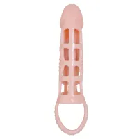 Suport vibrant din plasă pentru penis – senzații de neuitat – 75182215 - 3