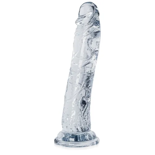 Dildo anatomic transparent 21 cm penis artificial elastic - 71331404