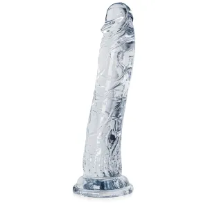 Dildo anatomic transparent 21 cm penis artificial elastic - 71331404