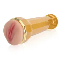 Vagină artificială realistă Lara cu ventuză reglabilă și vibrații - 71423197 - 6