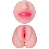 Masturbator realist pentru bărbați cu 3 orificii anus vagin gură - 77538809 - 4
