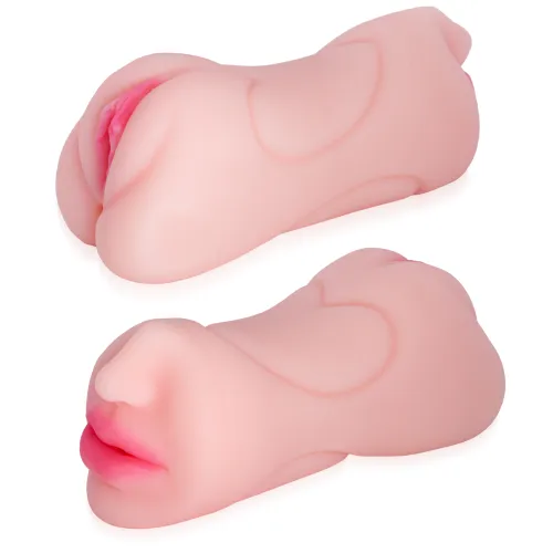 Masturbator realist pentru bărbați cu 3 orificii anus vagin gură - 77538809