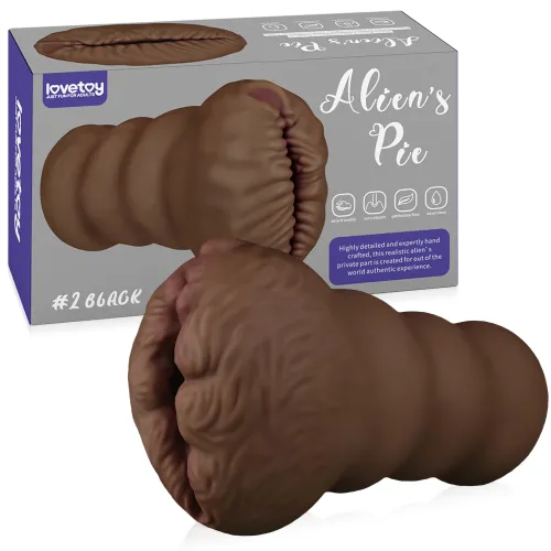 Alien's Pie vagin artificial maro masturbator pentru bărbați - 75472290