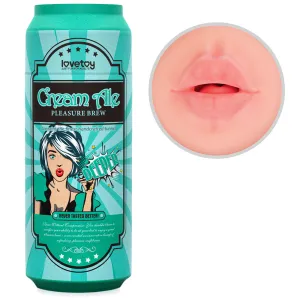 Buze realiste moi și deep throat în conserva Cream Ale masturbator - 78692141
