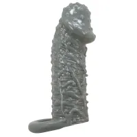 Suport stimulativ pentru penis cu protuberanțe și bandă pentru testicule - 79707962 - 3