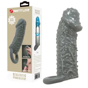Suport stimulativ pentru penis cu protuberanțe și bandă pentru testicule - 79707962