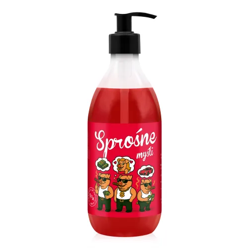 Gel de duș vegan pentru bărbați GÂNDURI OBSCENE 500 ml - 77900506