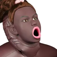 Păpușă sexuală realistă 98 cm 3 orificii maro – 77973647 - 5