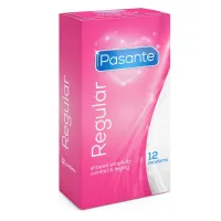 Prezervative clasice Pasante Regular cu rezervor 12 buc - 78806190 - 3