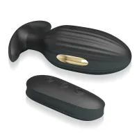 Buton anal vibrant cu electrostimulare 7 funcții + telecomandă - 72577484 - 6