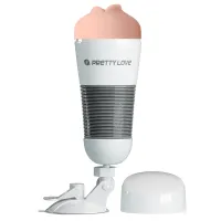 Masturbator masculin tip tub vagin artificial cu vibrații - 74738850 - 5