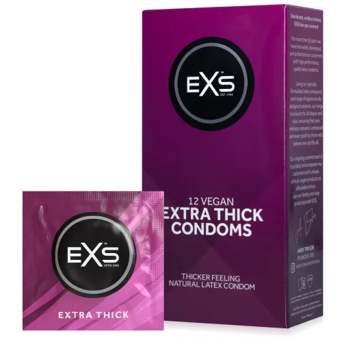 Prezervative rezistente EXS EXTRA THICK, 12 buc - 72288856