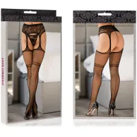 CIORAPI CU CUREA 2în1 GRATER STOCKING SEXY CIORAPI SEXY PLASĂ CU CUSĂTURĂ - 72351152 - 3