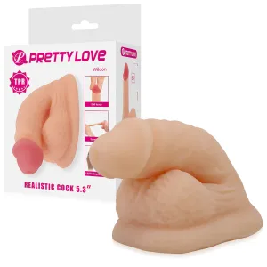 Proteza de penis artificial pentru lenjerie 13,5 cm - 79439926