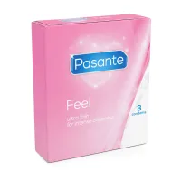 Prezervative Pasante Feel subțiri cu rezervor 3 buc - 77120183 - 2