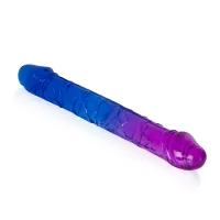 Dildou realist cu două capete pentru cupluri LGBT, flexibil, 24 cm - 72448663 - 3