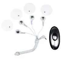 Set de electrostimulare BDSM cu 4 electrozi tip ventuză - 73174830 - 2