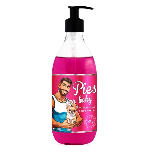 Gel de duș vegan pentru bărbați PIES NA BABY 500 ml - 75745357