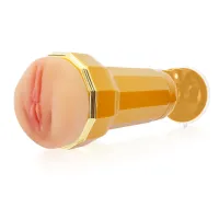 Vagină artificială realistă Kelsi cu ventuză reglabilă și vibrații - 72941667 - 2