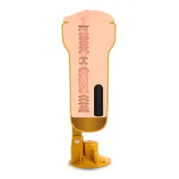 Vagină artificială realistă Kelsi cu ventuză reglabilă și vibrații - 72941667 - 3