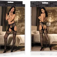SEXY GARTER STOCKING CIORAPI CU CUREA LENJERIE  DE DAMĂ – 73045727 - 3
