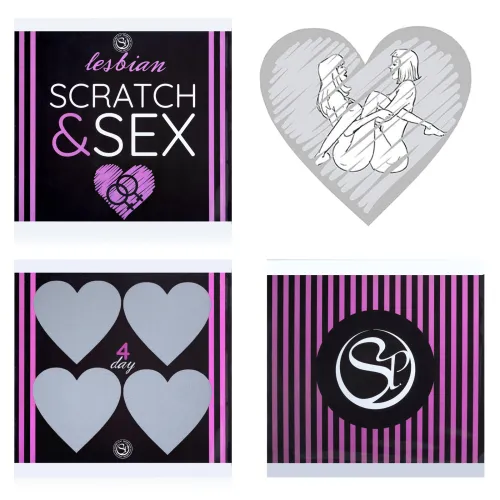 Scratch & Sex Lesbian joc erotic cu poziții LGBT - 70656981