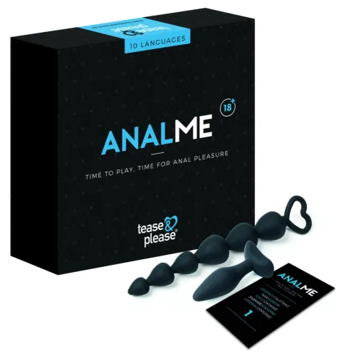 Set anal pentru cupluri joc erotic dop + bile - 74020151