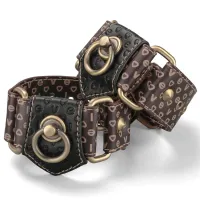 Cătușe elegante Rebellion din piele pentru mâini accesoriu BDSM - 73400331 - 3