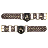Cătușe elegante Rebellion din piele pentru mâini accesoriu BDSM - 73400331 - 2
