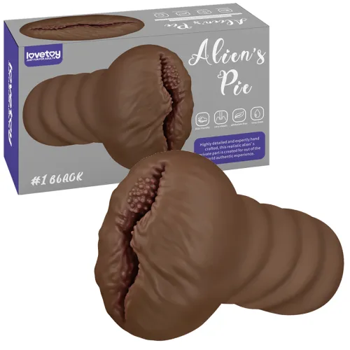 Păpușa masturbatoare Alien's Pie cu vagin artificial de culoare maro pentru bărbați - 74644456