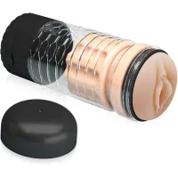 MASTURBATOR VIBRATOR CU LIMBĂ ȘI PROEMINENȚE STIMULATOARE - 73779439 - 2
